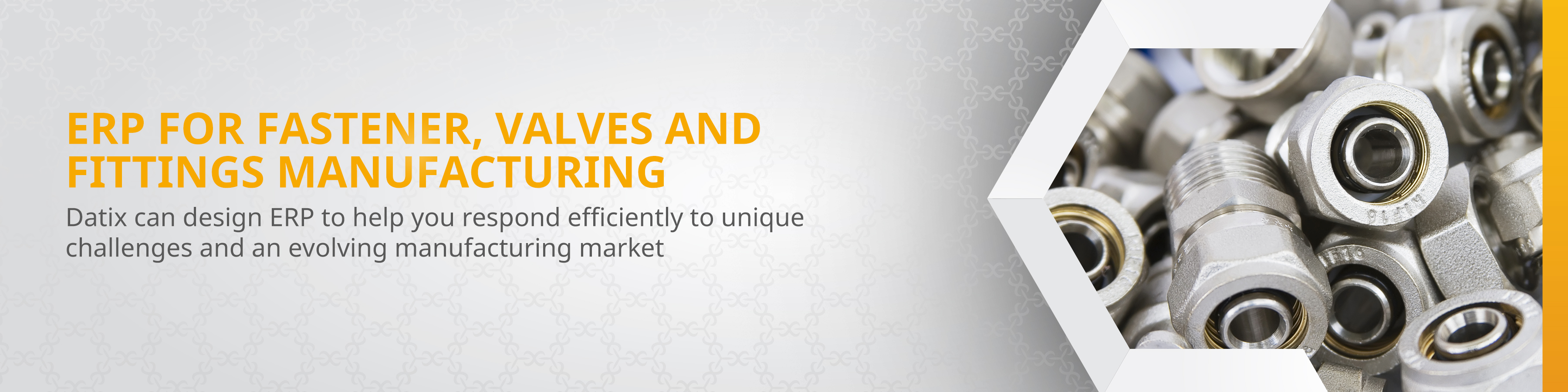 Fastener Valves and Fittings Manufacturing ERP ERP Consulting CRM